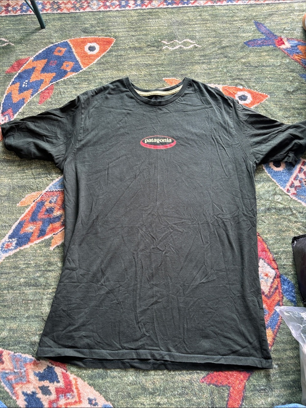 Patagonia Live Simply Multi-Graphic T-Shirt Forest Green